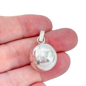 Vintage Sterling Silver 925 Jingle Ball Charm